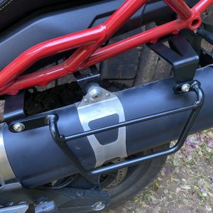 Soporte para alforjas Moto-Guzzi V85TT Negro - La Goods Equipaje y Accesorios premium para moto