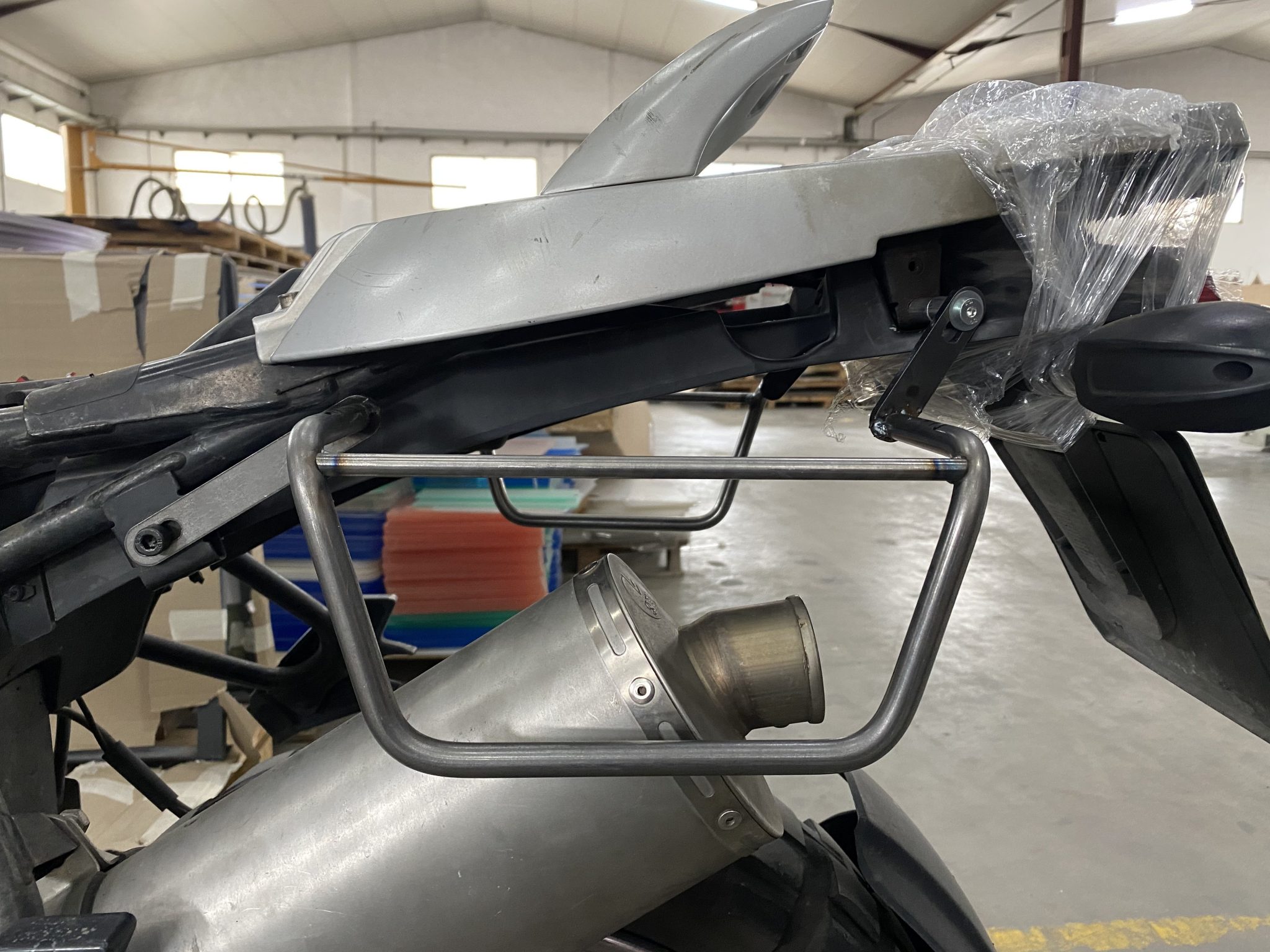 Soporte Para Alforjas Yamaha Tenere 700 Negro Satinado - La Poderosa