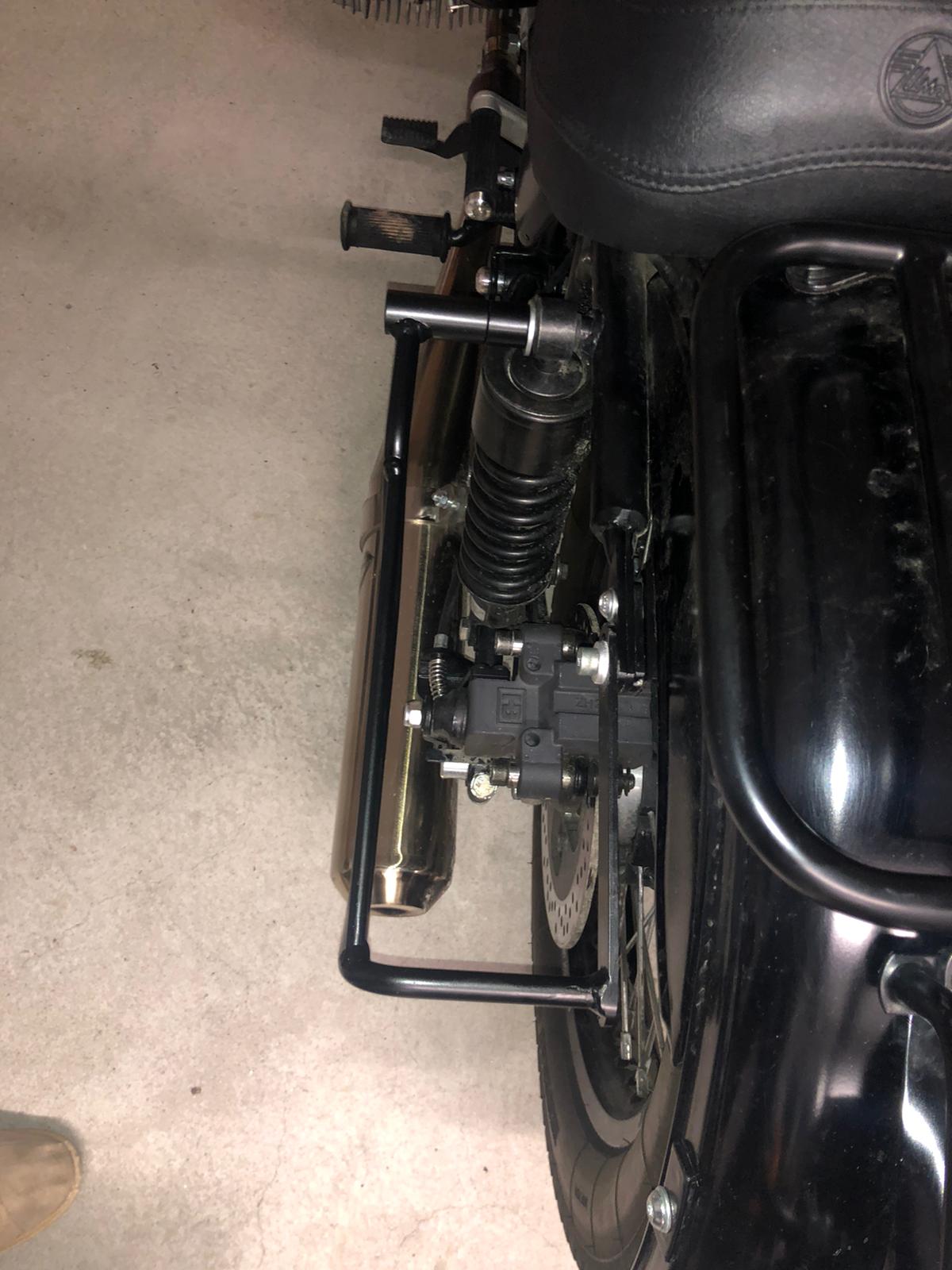 Support Sacoche Latéral Gauche Pour Honda Monkey 125 2018-2024 - Porte-bagages Acier Noir, Facile à Monter