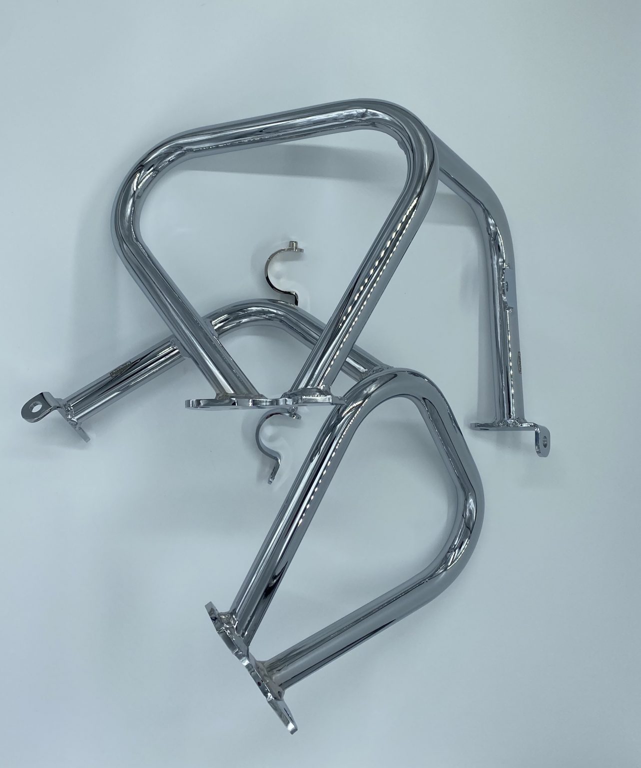 Bmw Airhead crash bar chrome - La Poderosa Goods - Saddlebags, Luggage ...