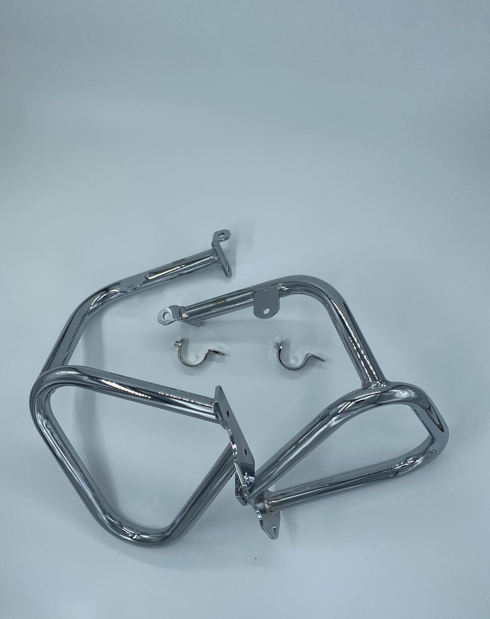 Bmw R80 g/s crash bar Gigi Krauser style satin black unpainted with ...