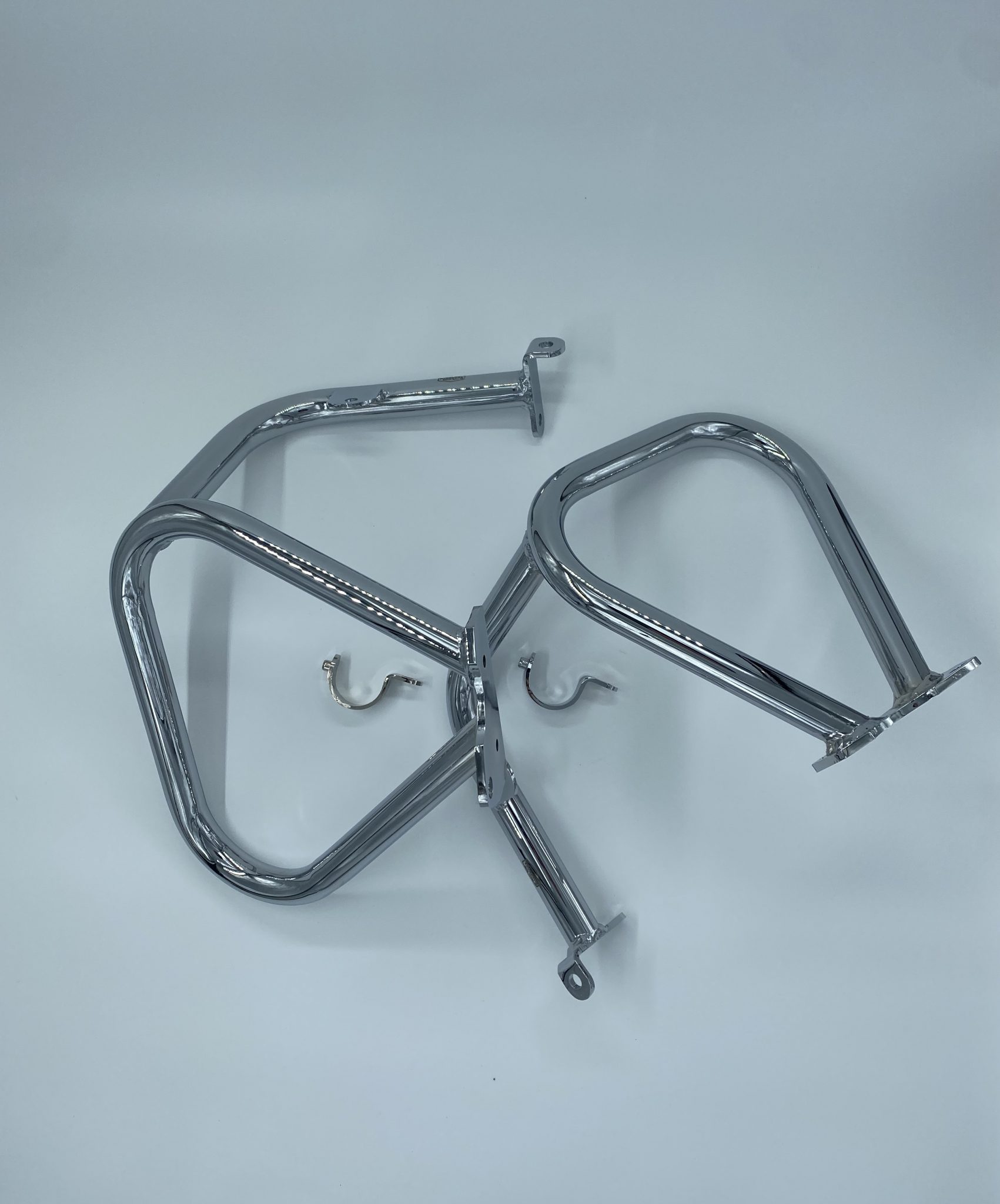 Bmw Airhead crash bar chrome - La Poderosa Goods - Saddlebags, Luggage ...