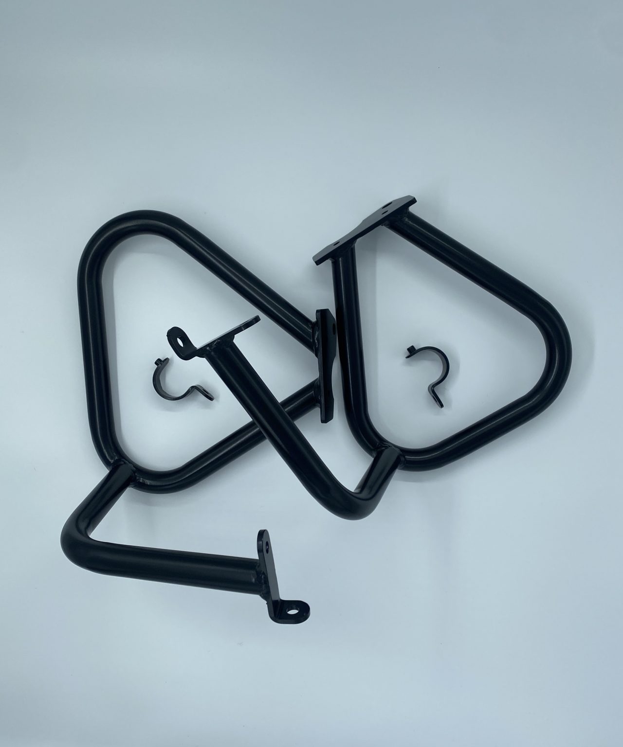 Bmw Airhead crash bar satin black - La Poderosa Goods - Saddlebags ...