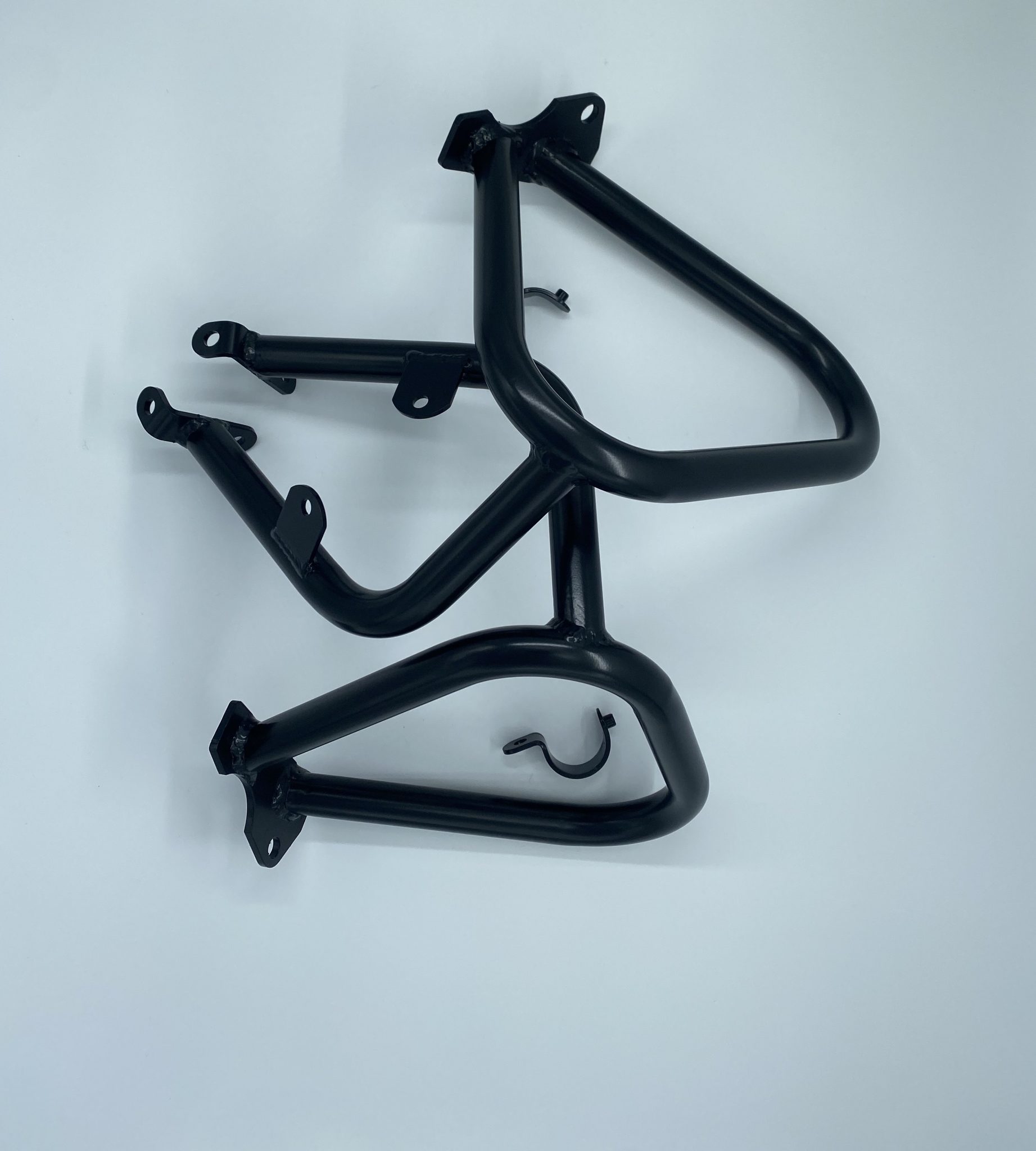 Bmw Airhead crash bar satin black - La Poderosa Goods - Saddlebags ...