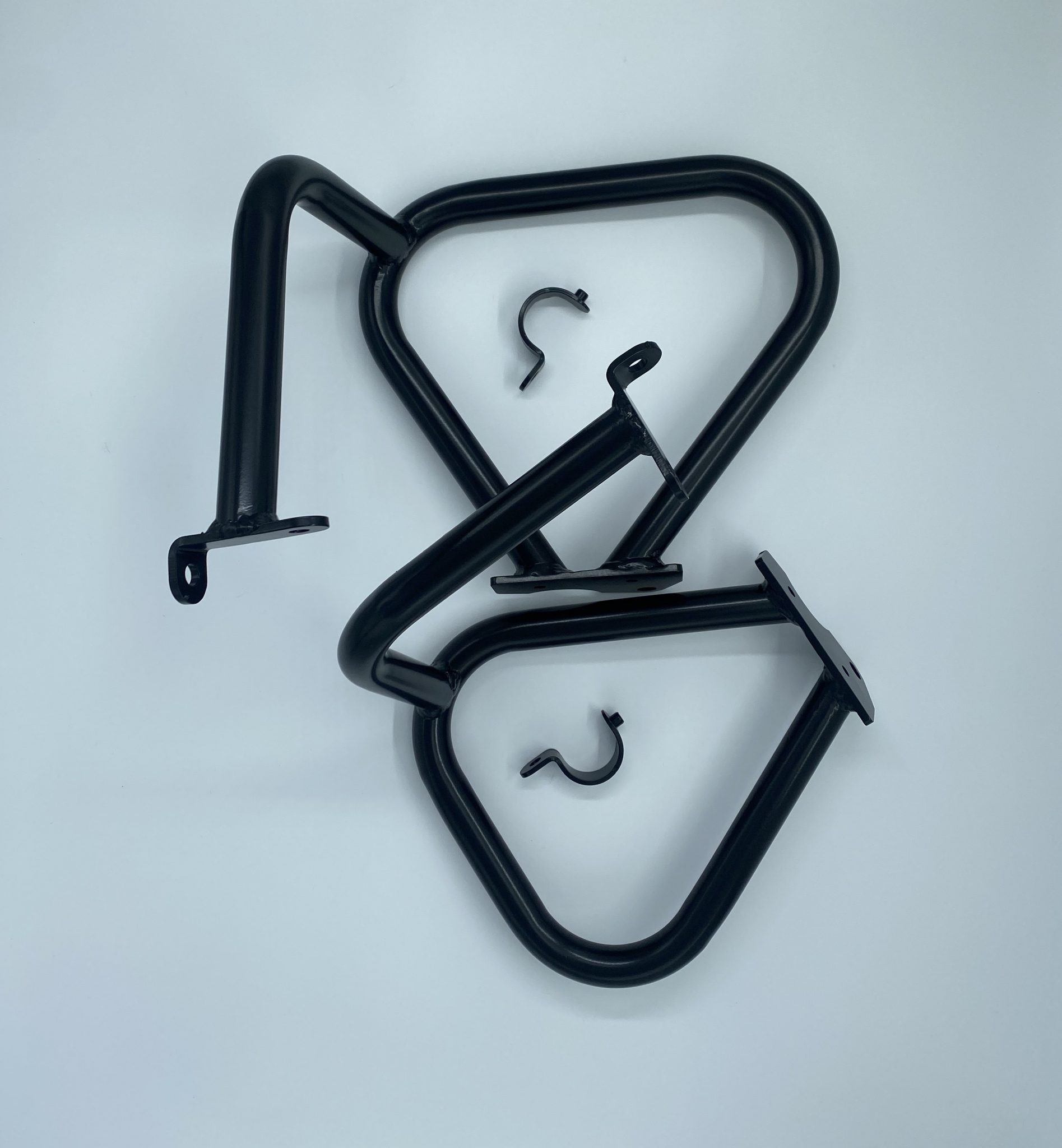 Bmw Airhead crash bar satin black - La Poderosa Goods - Saddlebags ...