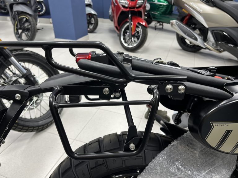 Support Pour Sacs Latéraux Brixton 500 Crossfire - Fixation Moto Noir - Alternative Légère Aux Valises Rigides