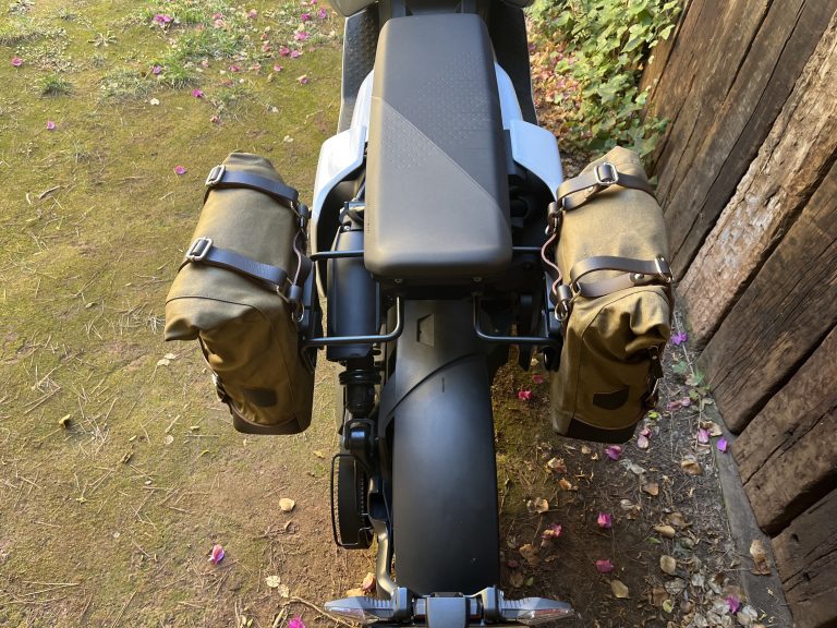 Full set Rear luggage carrier and racks for saddlebags Bmw CE 04 satin ...