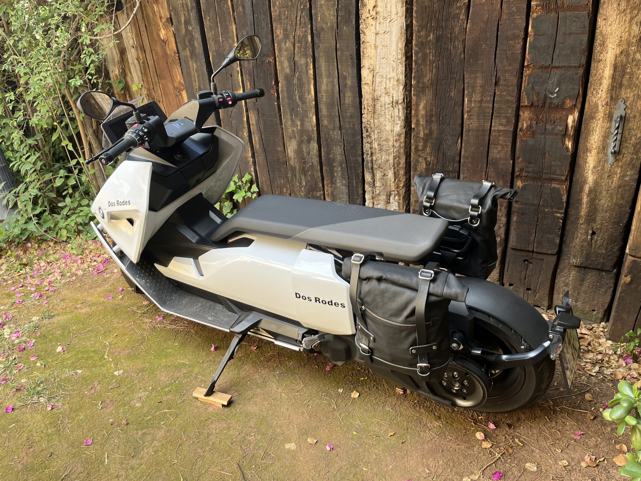 Full set Rear luggage carrier and racks for saddlebags Bmw CE 04 satin ...