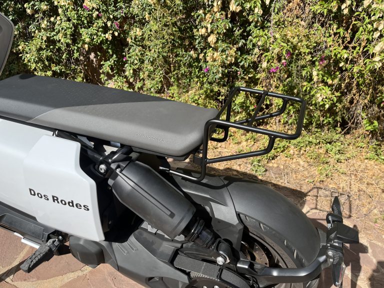 Full set Rear luggage carrier and racks for saddlebags Bmw CE 04 satin ...
