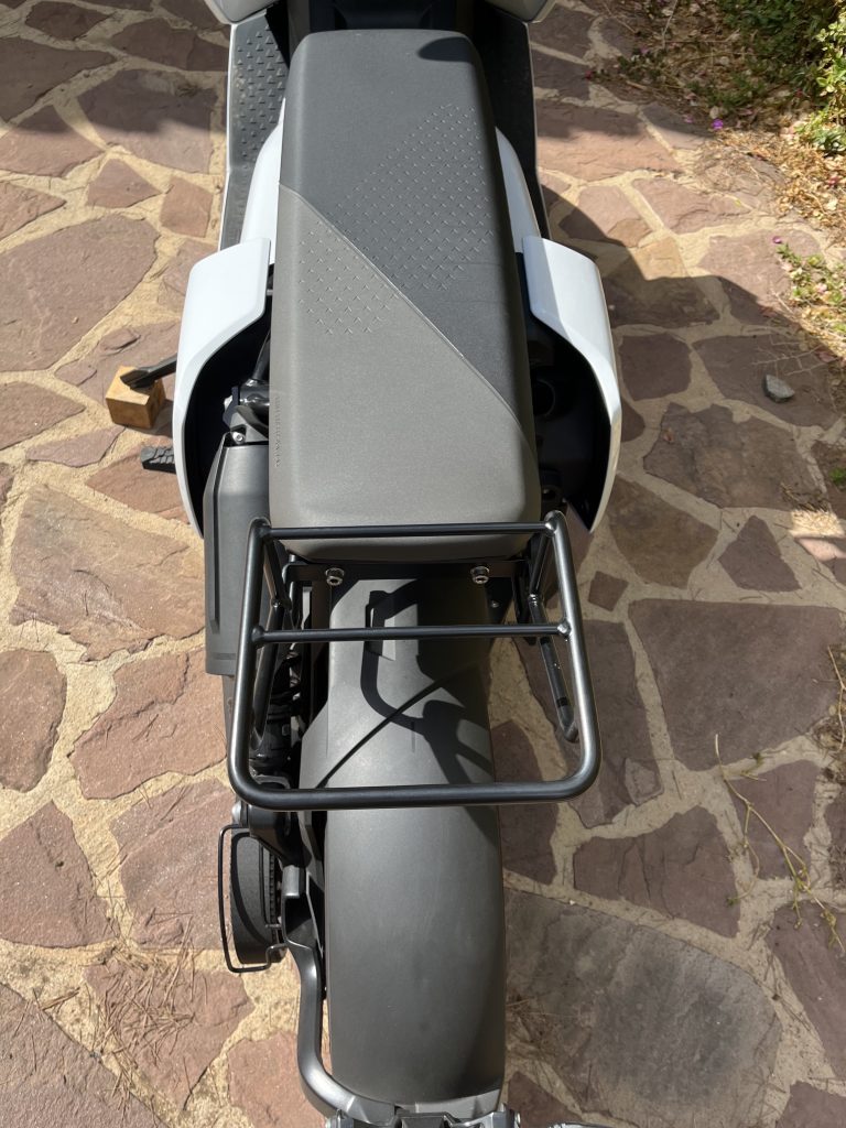 Full set Rear luggage carrier and racks for saddlebags Bmw CE 04 satin ...
