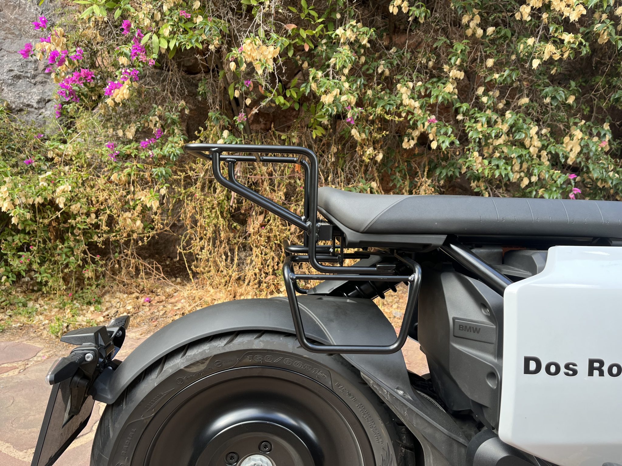 Full set Rear luggage carrier and racks for saddlebags Bmw CE 04 satin ...