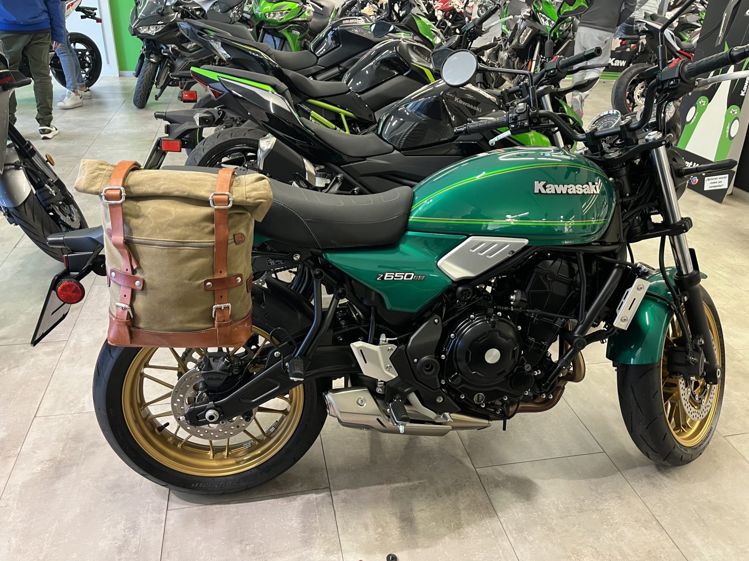 Saddlebag support (both sides) Kawasaki Z650RS satin black La