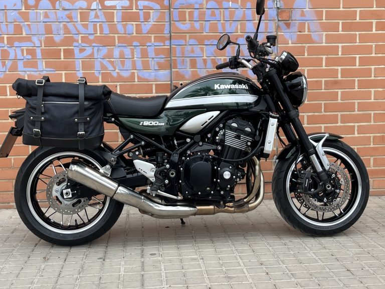 Saddlebag support (both sides) Kawasaki Z900RS satin black - La ...