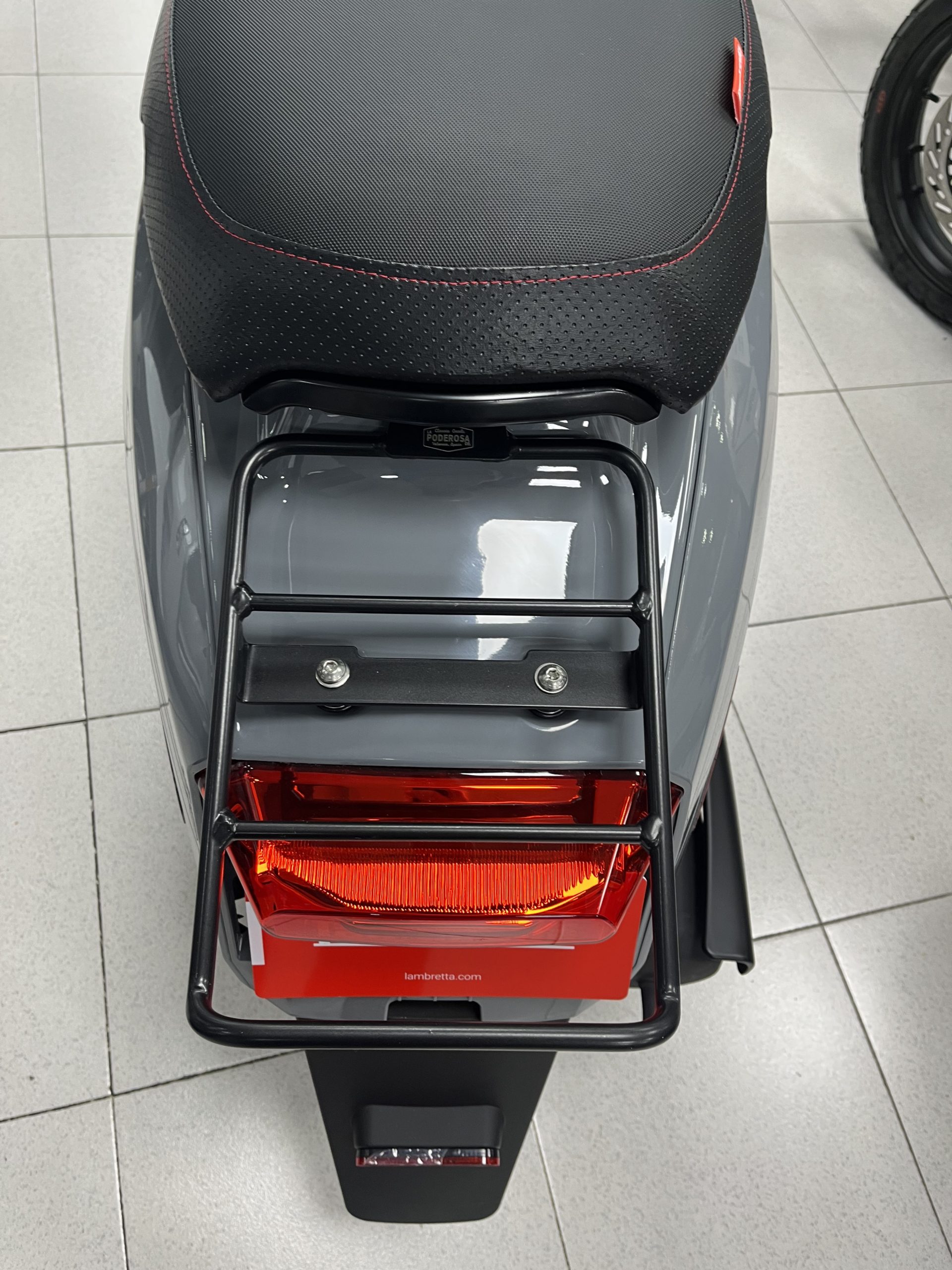Yamaha Chappy LB50 LB80 Rear Tail Light Bracket & Luggage Rack Carrier