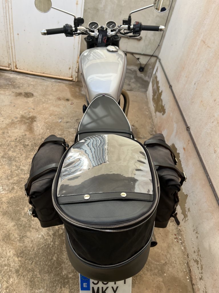 Rear luggage rack for BSA Goldstar 650 satin black - La Poderosa Goods ...