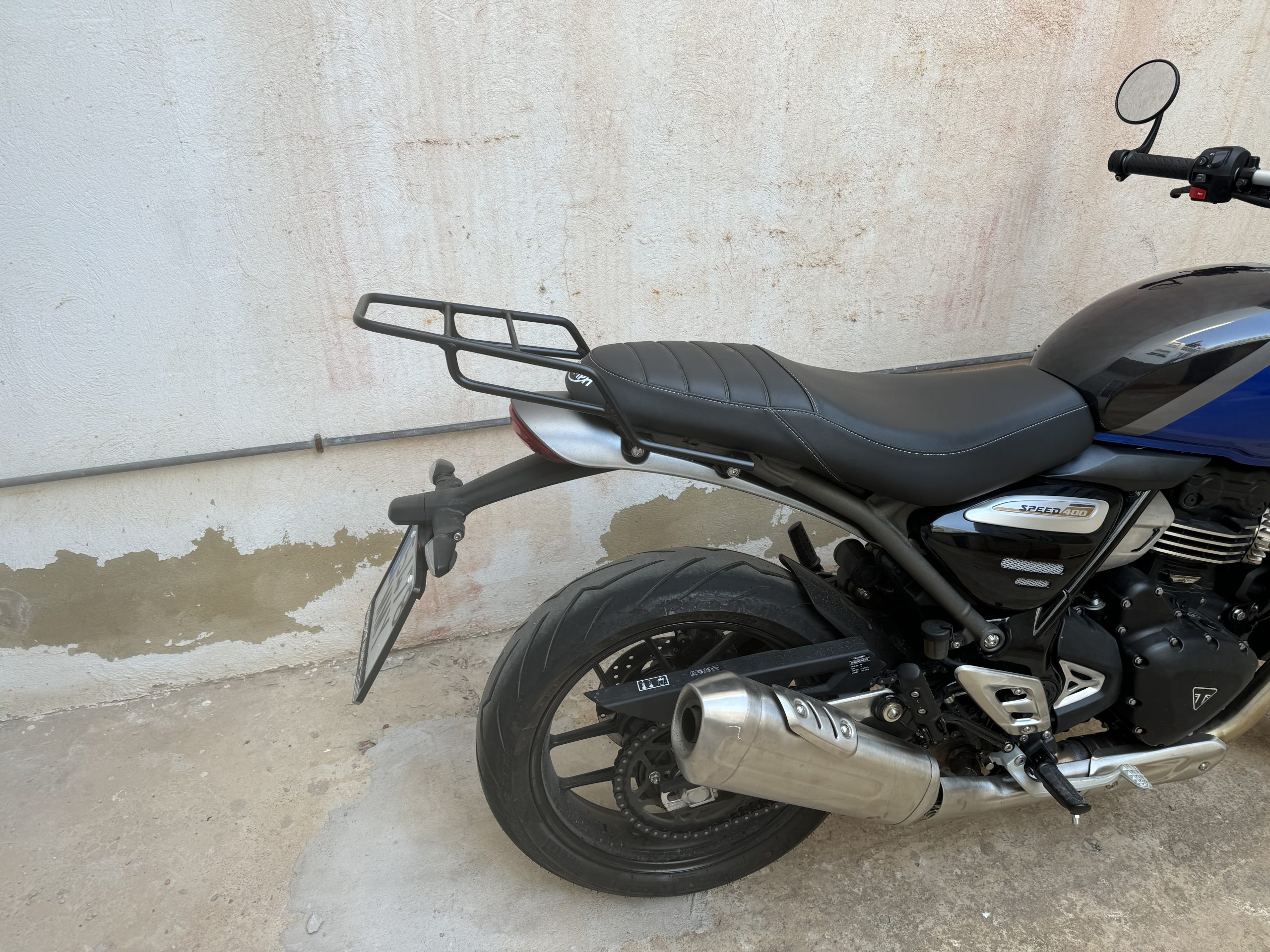 Porte-bagages Pour Triumph Scrambler 400 X - Rack Arrière De Transport