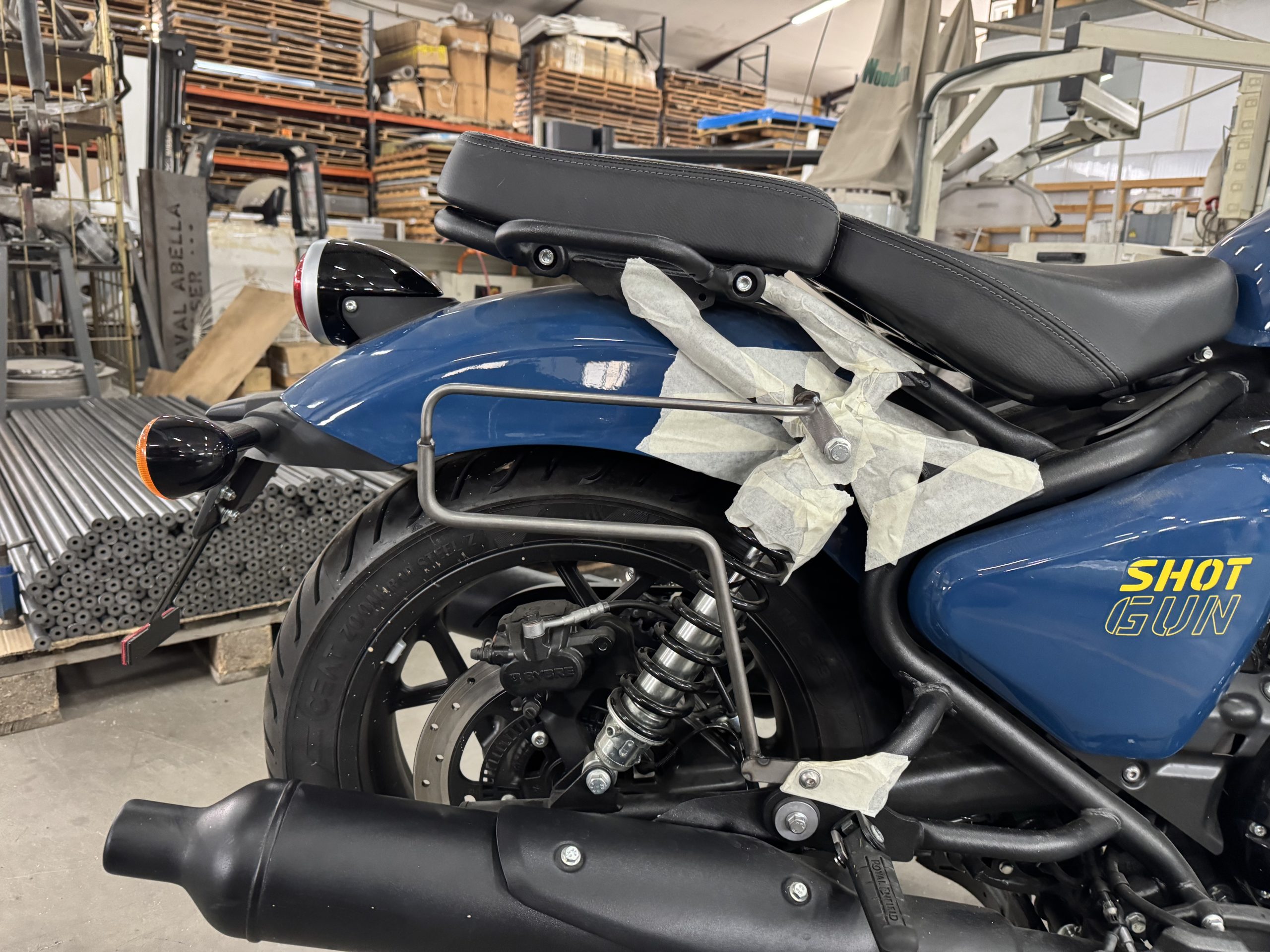 Heavy duty saddlebag rack (Both Sides) Royal Enfield Shotgun 650