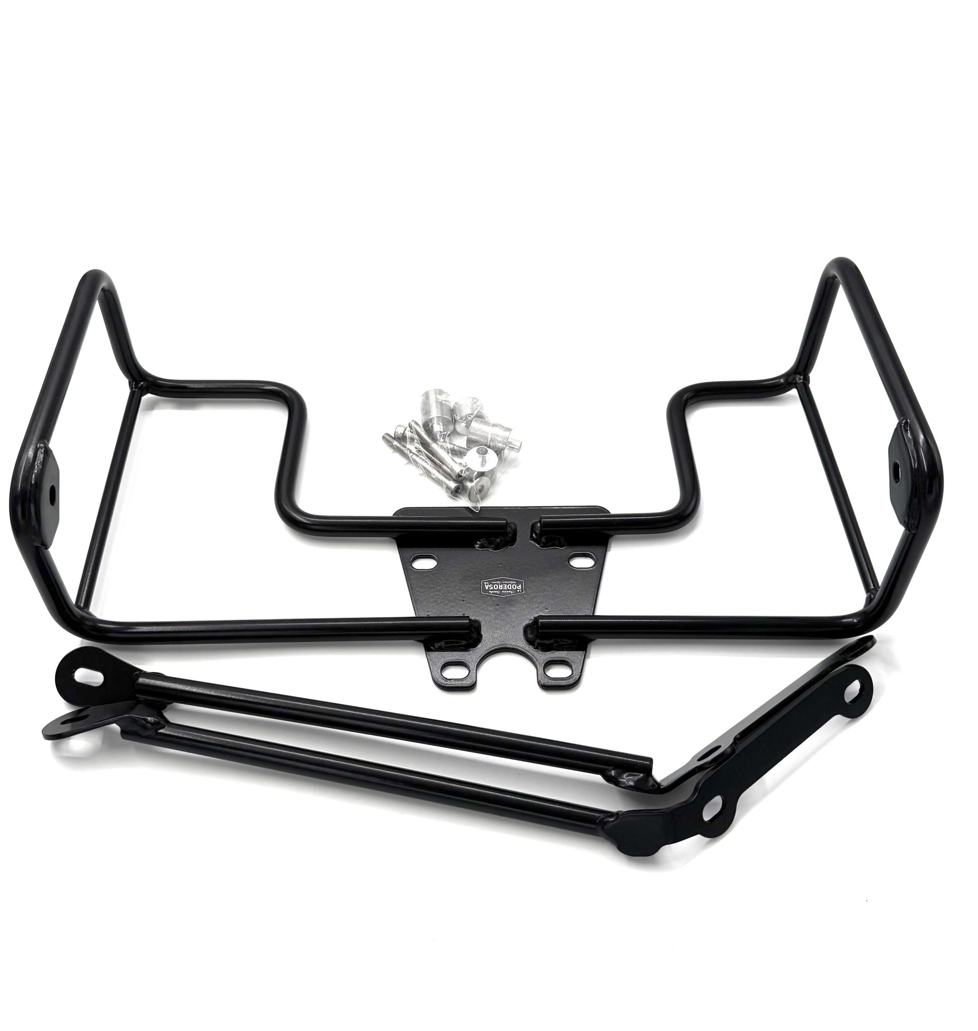 Heavy duty saddlebag rack (Both Sides) BMW R12 g/s - Satin Black - La ...