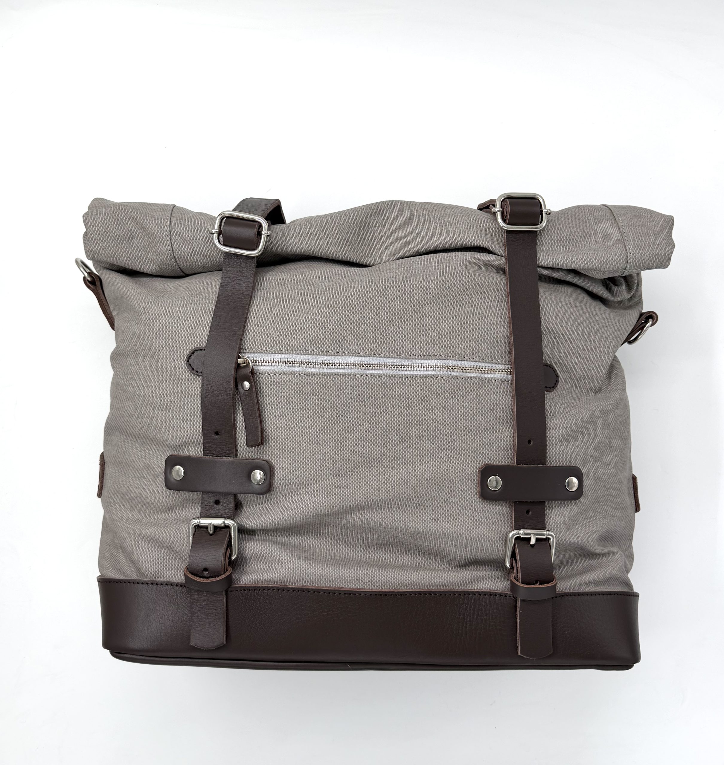 bariloche bristol grey silueta de frente +brown