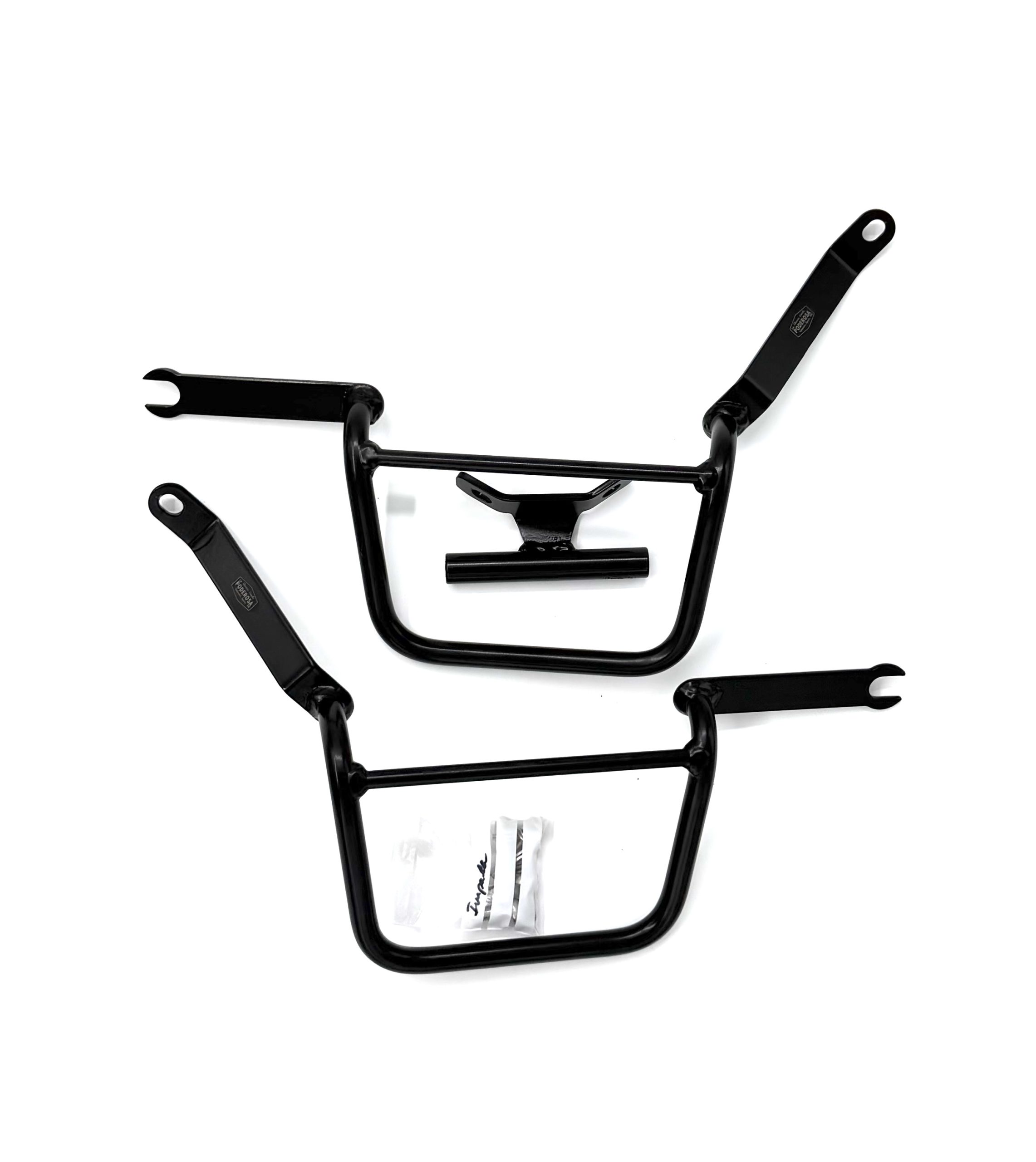 montesa impala bouble rack top view silueta